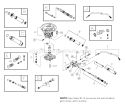 Page B Diagram and Parts List for 020218-0  Briggs and Stratton Pressure Washer